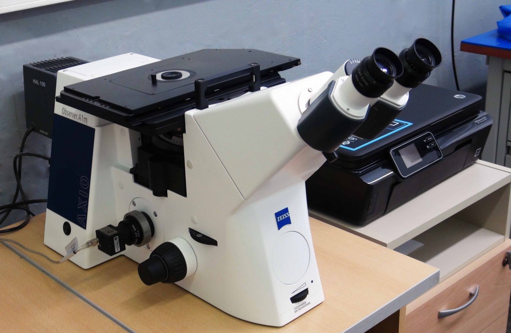 Микроскоп Zeiss.Оборудование в испытательной лаборатории "Накал"